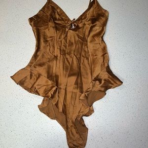 SKIMS SILK TEDDY ROMPER